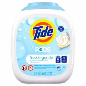 Tide Pods HE Laundry Detergent Pods, Free & Gentle, 152-count