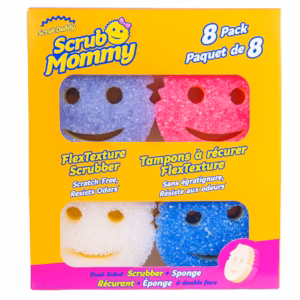 Scrub Mommy Sponges, Colors Variety, 8-count