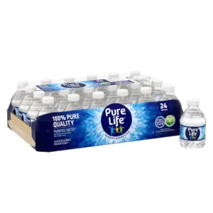 Agua purificada Pure Life, 8 onzas líquidas, 24 unidades