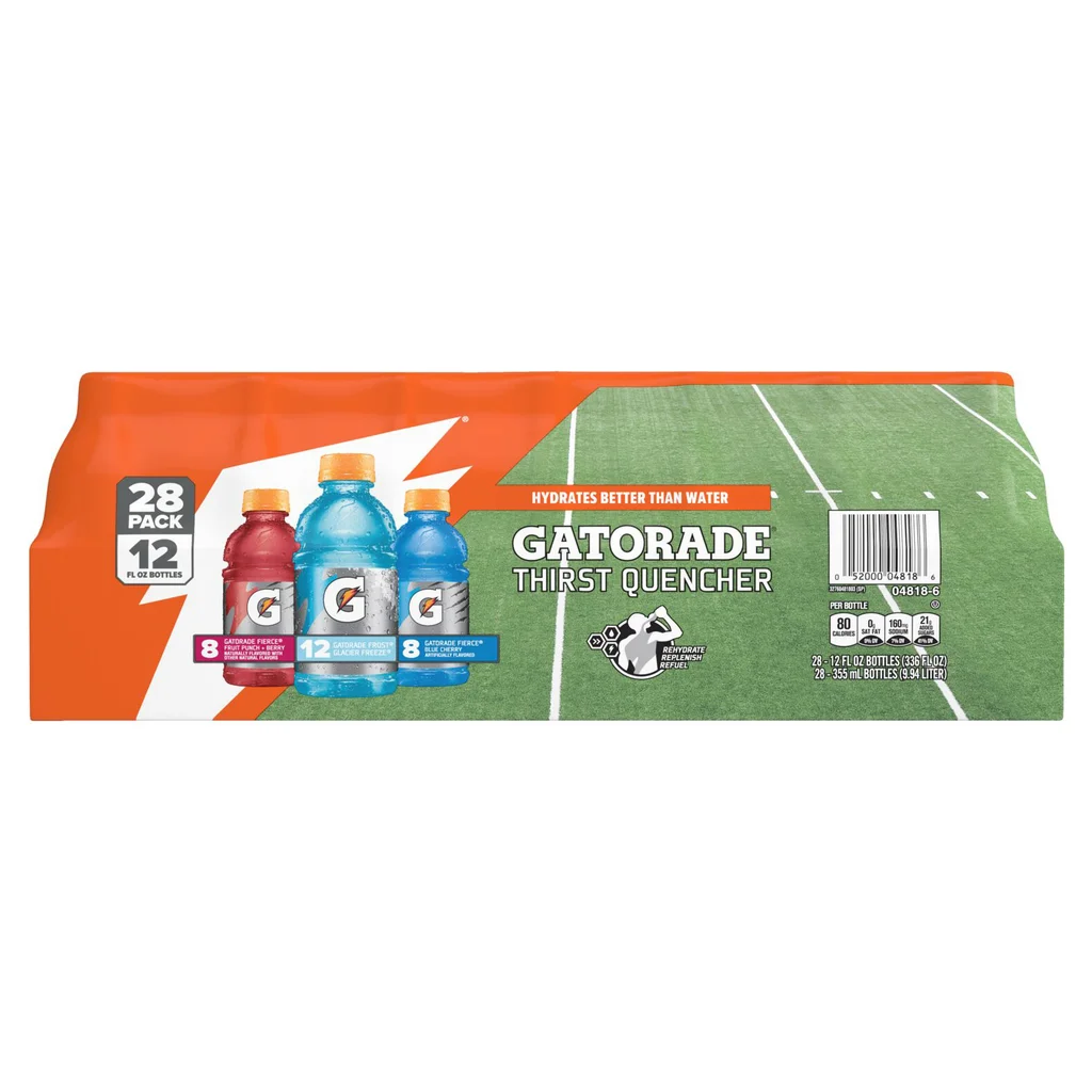 Apagador de sed Gatorade, paquete variado de césped, 12 onzas líquidas, 28 unidades