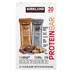 Barra de proteínas Kirkland Signature, paquete variado, 2.12 oz, 20 unidades | importado de USA