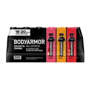 Bebida deportiva BODYARMOR, paquete variado, 20 onzas líquidas, 18 unidades