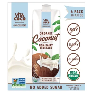 Bebida no láctea de coco orgánico Vita Coco, 33,8 fl. oz, 6 unidades