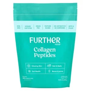 Further Food Grass-Fed Collagen Peptides Powder, Unflavored, 32.0 oz, 113 Servings
