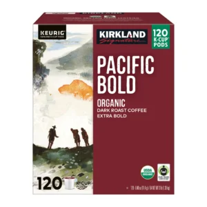 Kirkland Signature Coffee Organic Pacific Bold K-Cup Pod, 120 unidades  | importado de USA