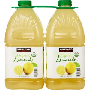 Kirkland Signature, limonada orgánica, 96 onzas líquidas, 2 unidades