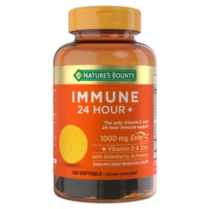 Nature’s Bounty Immune 24 Hour +, 120 Softgels