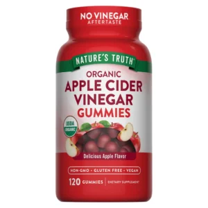 Nature’s Truth Vinagre de sidra de manzana orgánico USDA 500 mg., 120 gomitas