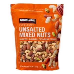 Nueces mixtas extra elegantes Kirkland Signature, sin sal, 2.5 lbs  | Importado de USA