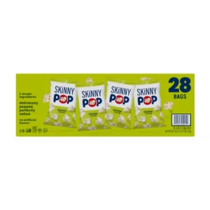 Palomitas de maíz Skinny Pop, 0.65 oz, 28 unidades | importado de USA