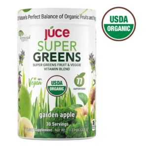 Terra Kai Juce orgánico en polvo de frutas y verduras súper verdes del USDA, 13,23 onzas