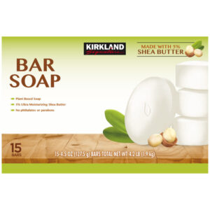 Kirkland Signature Bar Soap with Shea Butter, 15 Bars