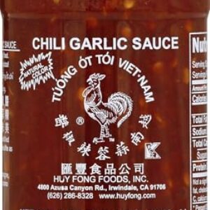 Salsa de ajo y chile Huy Fong, 8 oz