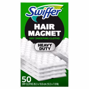 Swiffer Sweeper Heavy Duty Dry Sweeping Cloth Refills, 50-count