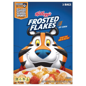 Kellogg’s Frosted Flakes Cereal, 30.95 oz, 2-count
